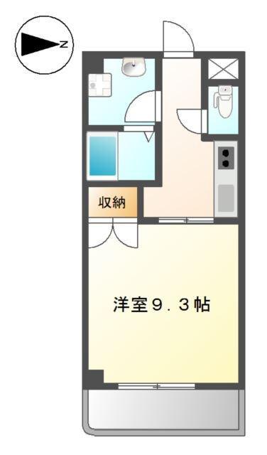 プレジール今福鶴見(1K/5階)の間取り写真