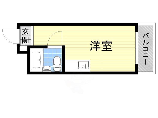 プレアール新北島(ワンルーム/5階)の間取り写真