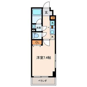 KS NOIR(1K/2階)の間取り写真