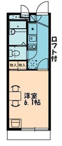 レオパレスリヴェールIII(1K/1階)の間取り写真