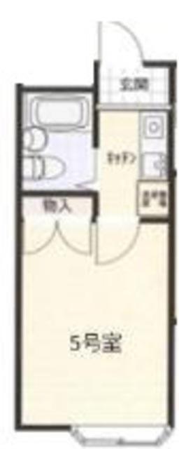 クロノス南橋本3丁目(1K/3階)の間取り写真
