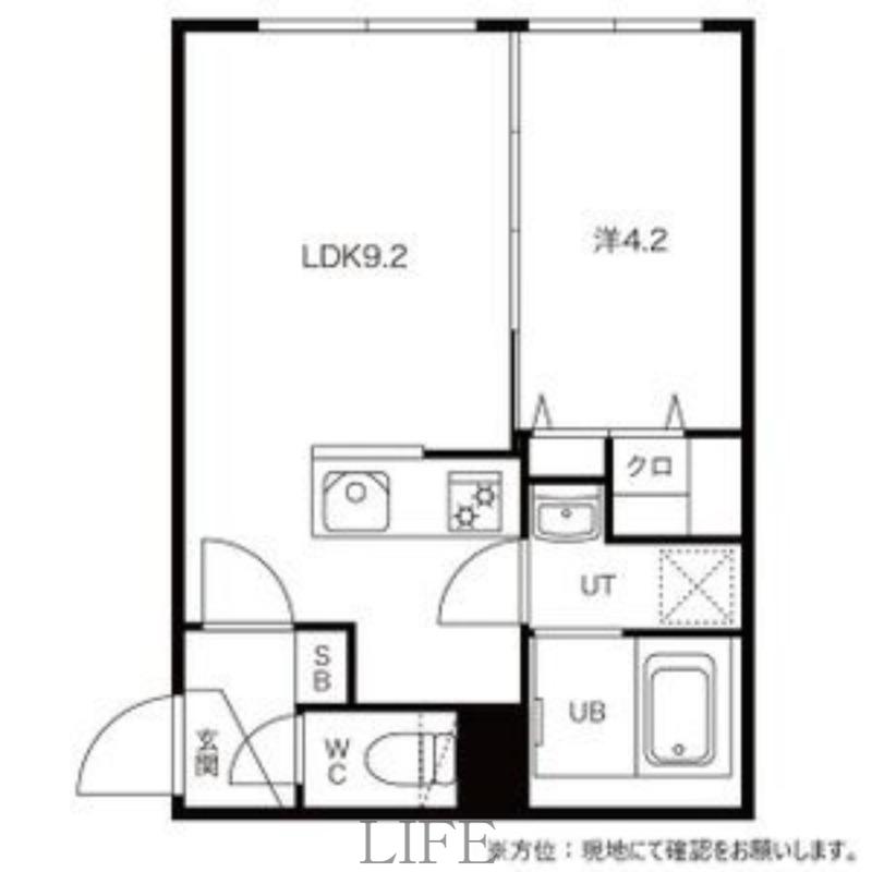 アミーナVII(1LDK/3階)の間取り写真