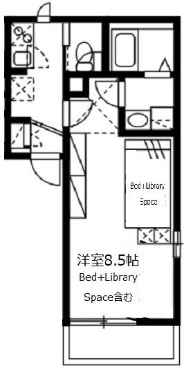 MYSTYLE VINTAGE横浜弘明寺(1K/1階)の間取り写真