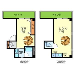 プレシード京橋(1LDK/1階)の間取り写真