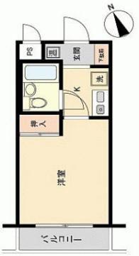 プレール要町(1K/3階)の間取り写真