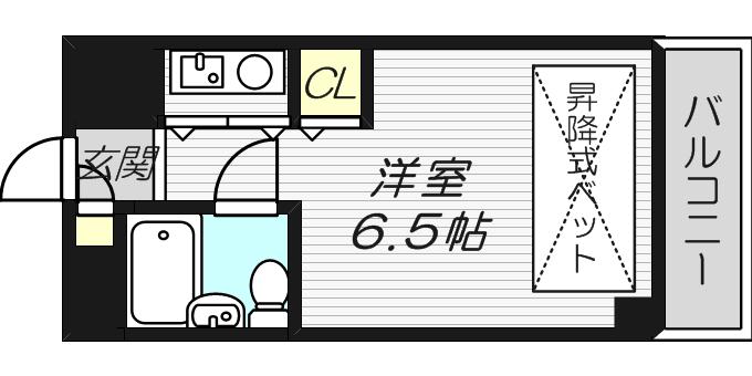 ベストレジデンス相川I(1K/3階)の間取り写真