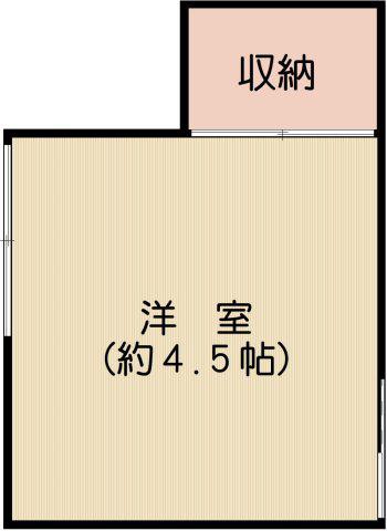 大和荘 本館(ワンルーム/1階)の間取り写真