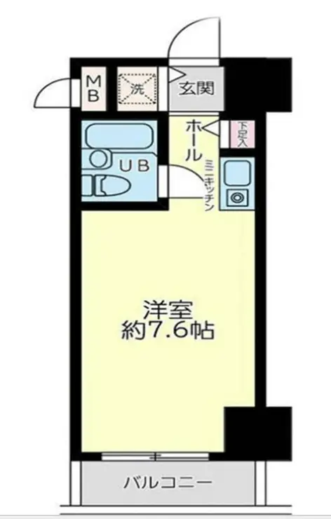 シーアイマンション鶴見 7階階 間取り