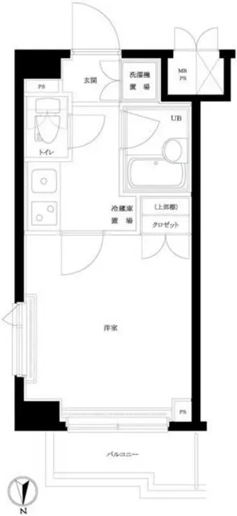 ルーブル南品川 8階階 間取り