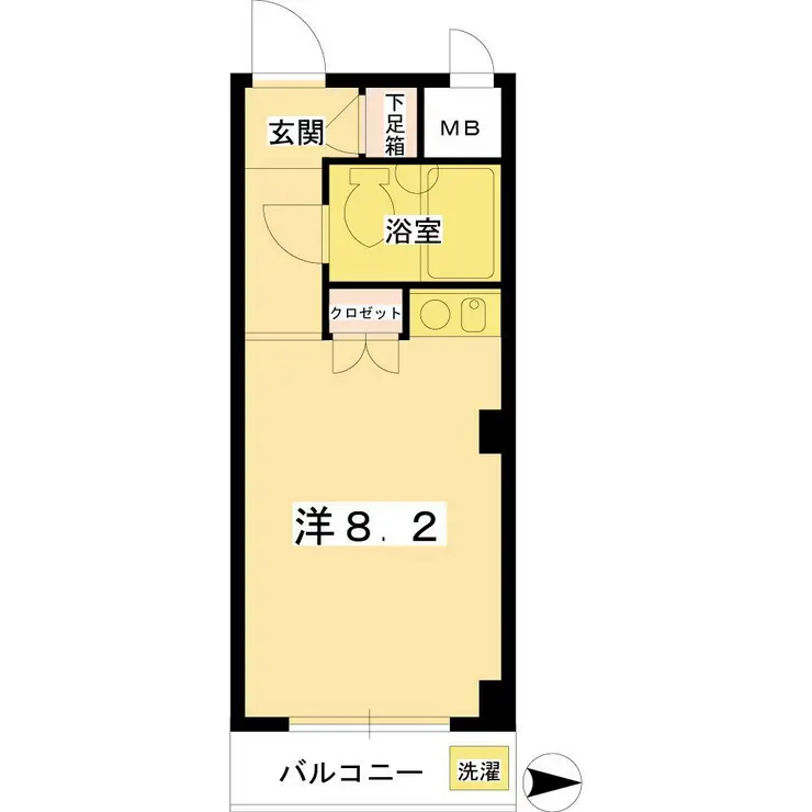 セザールプラザ府中 5階階 間取り