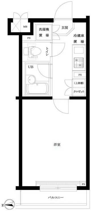 ルーブル練馬参番館 1階階 間取り