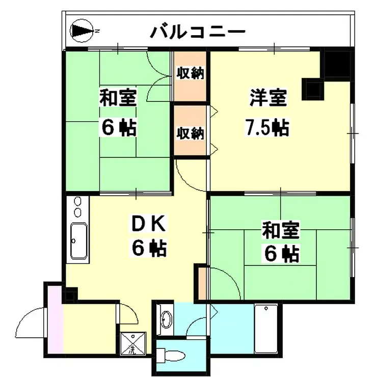 メゾンサンライズ 4階階 間取り