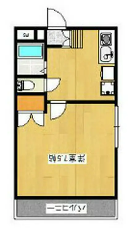 モンホワイエ2 1階階 間取り