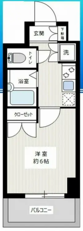 スカイコート池上壱番館 5階階 間取り
