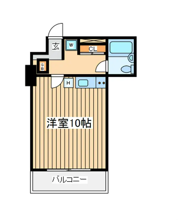 ダイアパレスグランデージ大倉山弐番館 3階階 間取り