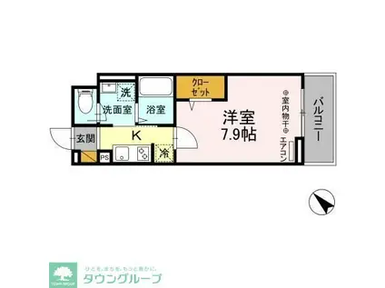 D-ASSEMBLE(1K/2階)の間取り写真