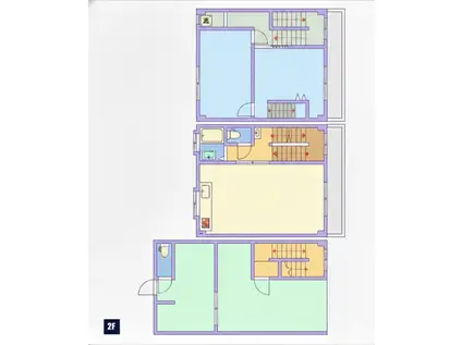大町東3丁目店舗付(2LDK/1階)の間取り写真