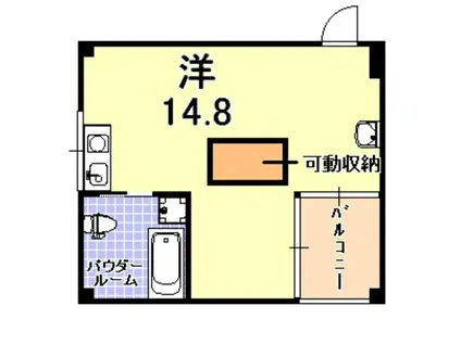 OAZO芦屋上宮川町(ワンルーム/3階)の間取り写真