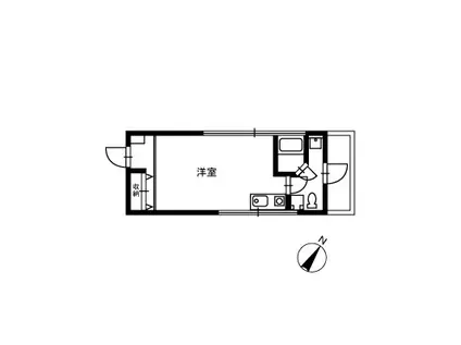 CASARAFFINATA(ワンルーム/4階)の間取り写真