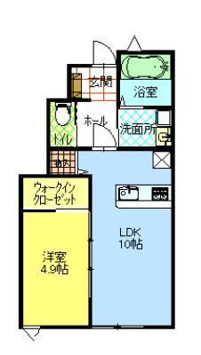 フルハウスIII(1LDK/1階)の間取り写真