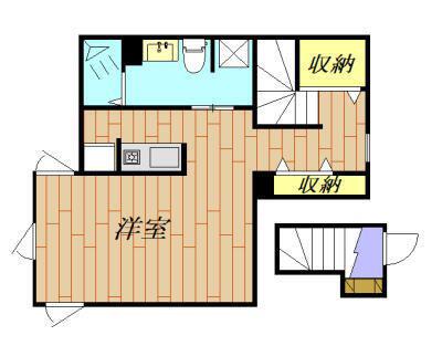 リブグランデ(1K/2階)の間取り写真