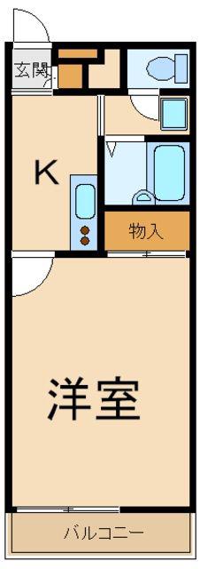 レオネクストLUCE高松 44690(1K/4階)の間取り写真