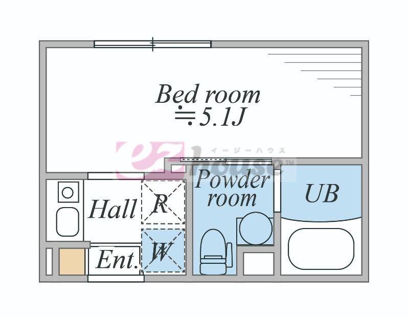 LEGALAND阿佐ヶ谷(1K/2階)の間取り写真