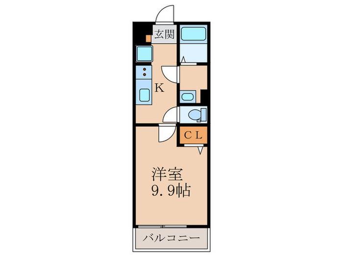 リブリ・KEN-LIFE(1K/1階)の間取り写真