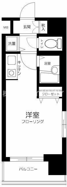 ロイヤルパレス大塚駅前(ワンルーム/2階)の間取り写真