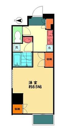 マルラニ南青山(1K/12階)の間取り写真