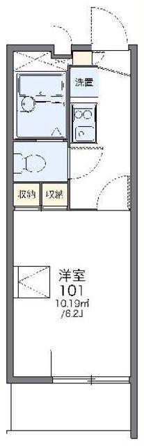 レオパレスラビドールIII(1K/2階)の間取り写真