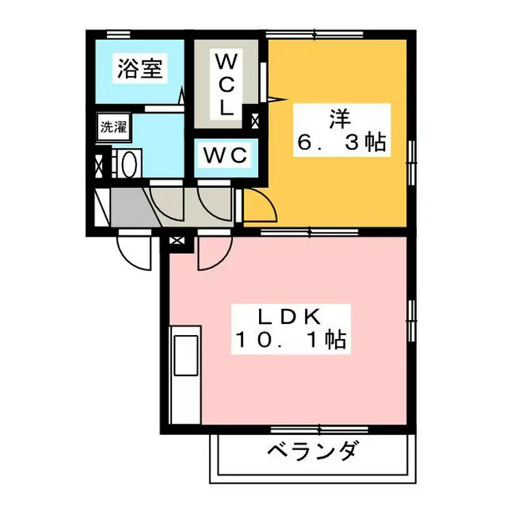 善福寺プロヴァンス 1階階 間取り