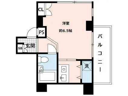 シルフィード横浜(ワンルーム/2階)の間取り写真