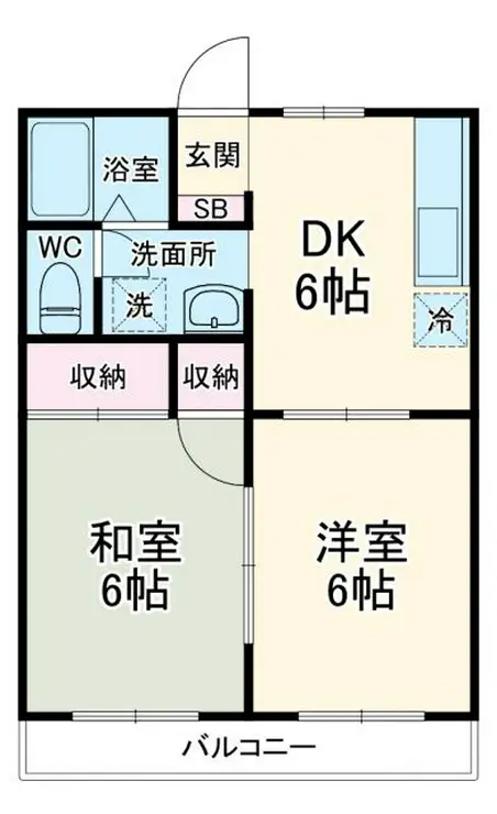 グランディール織戸 2階階 間取り