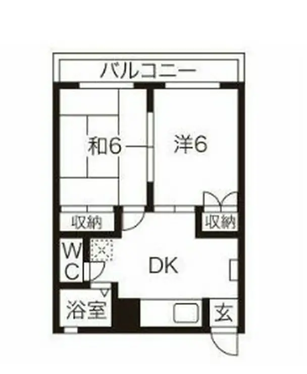 プラセール南与野 2階階 間取り