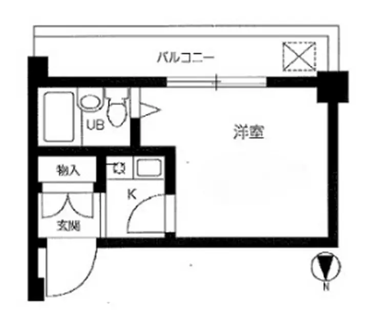 フォート子安 4階階 間取り