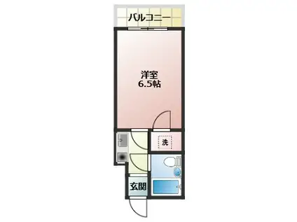 ベルトピア手柄I(1K/2階)の間取り写真