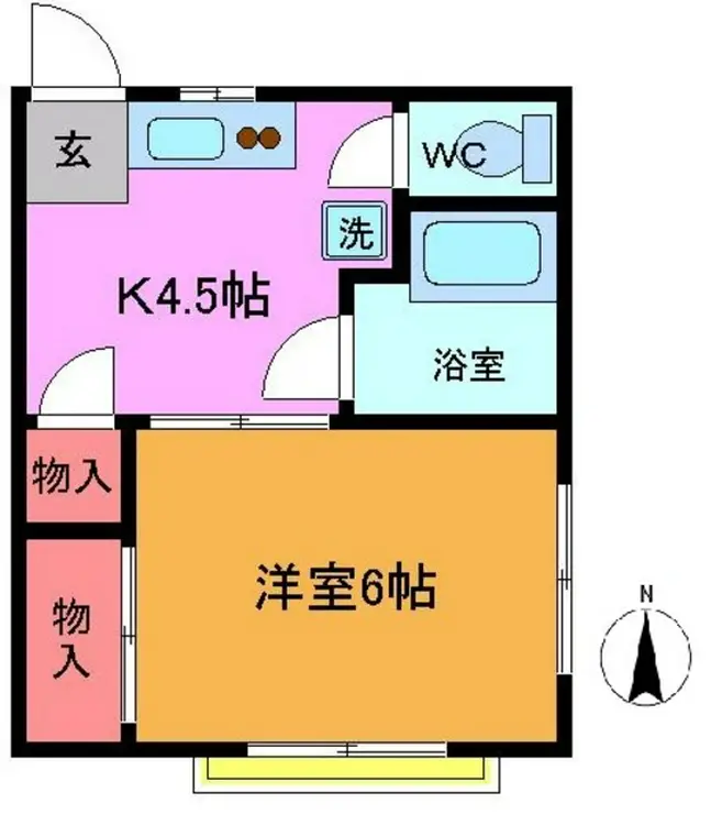 ハウス吉村 2階階 間取り
