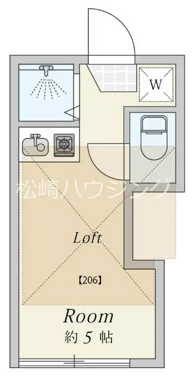 バードウィング上高田 2階階 間取り