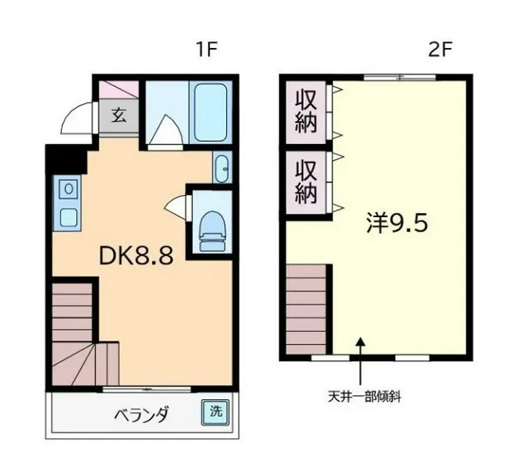 グリーンピア石川町 6階階 間取り