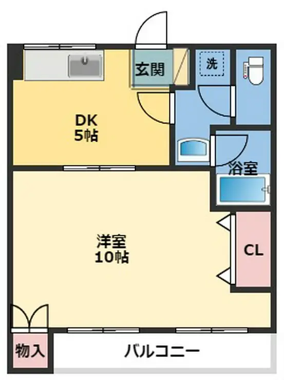 シャトー真間 3階階 間取り