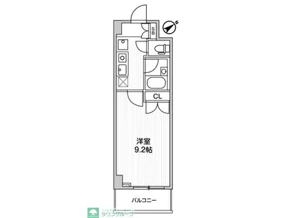 アパートメンツ練馬北町(1K/2階)の間取り写真