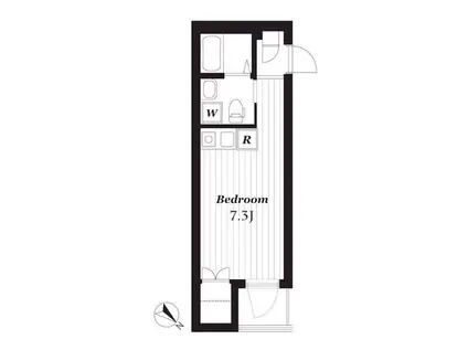 千代田レジデンス(ワンルーム/3階)の間取り写真