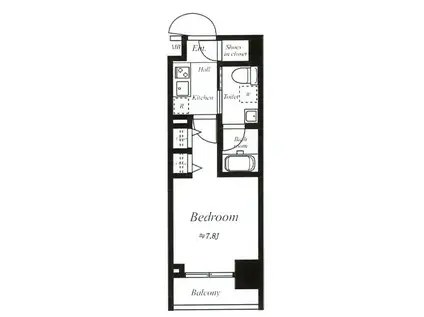 AXAS池袋RESIDENCE(1K/5階)の間取り写真