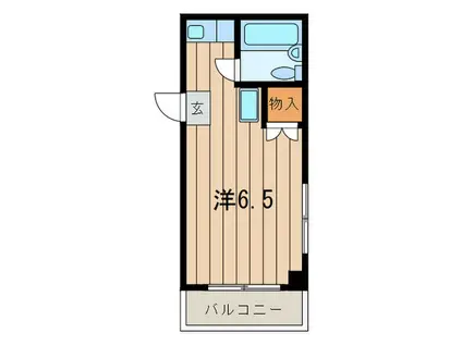 ローザ・カラーラ(ワンルーム/3階)の間取り写真