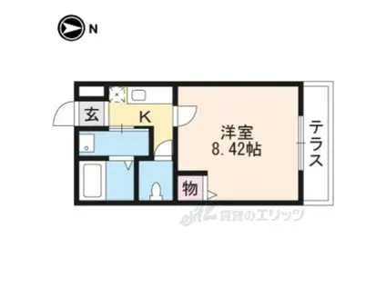 RILASSA APM(1K/3階)の間取り写真