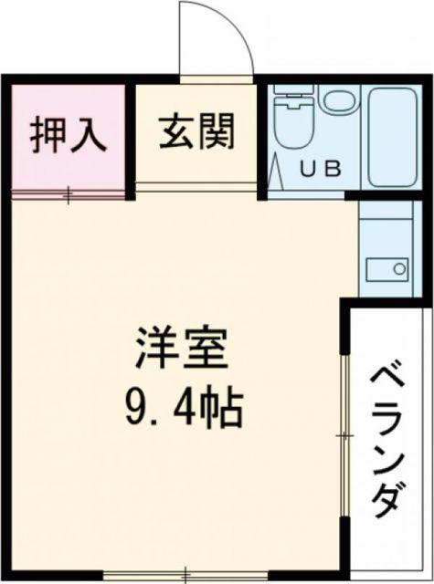 SCビル(ワンルーム/3階)の間取り写真