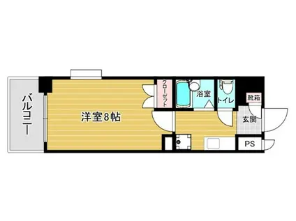 リファレンスイーストパーク(1K/5階)の間取り写真