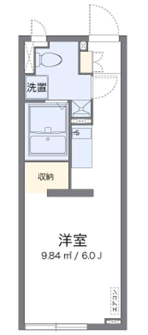 アルク西小山(ワンルーム/1階)の間取り写真