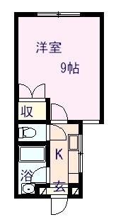 レジデンスブレイ(1K/1階)の間取り写真